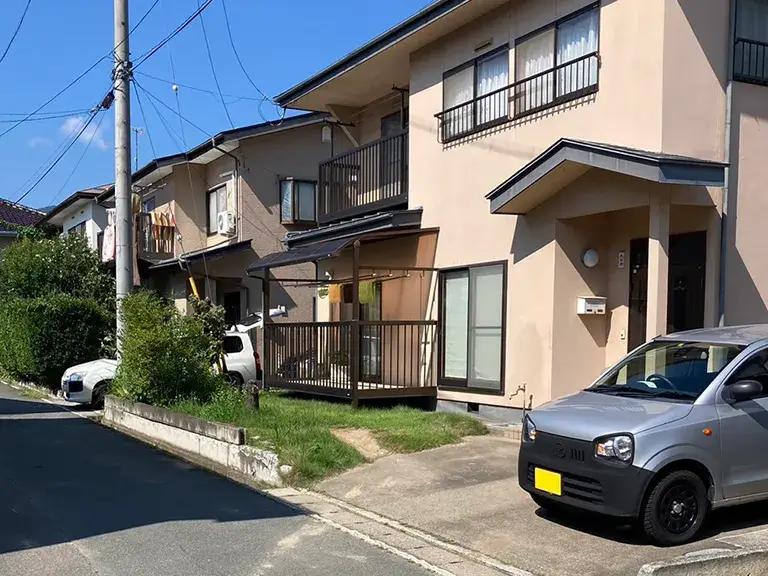 隣接地駐車場拡張工事Before